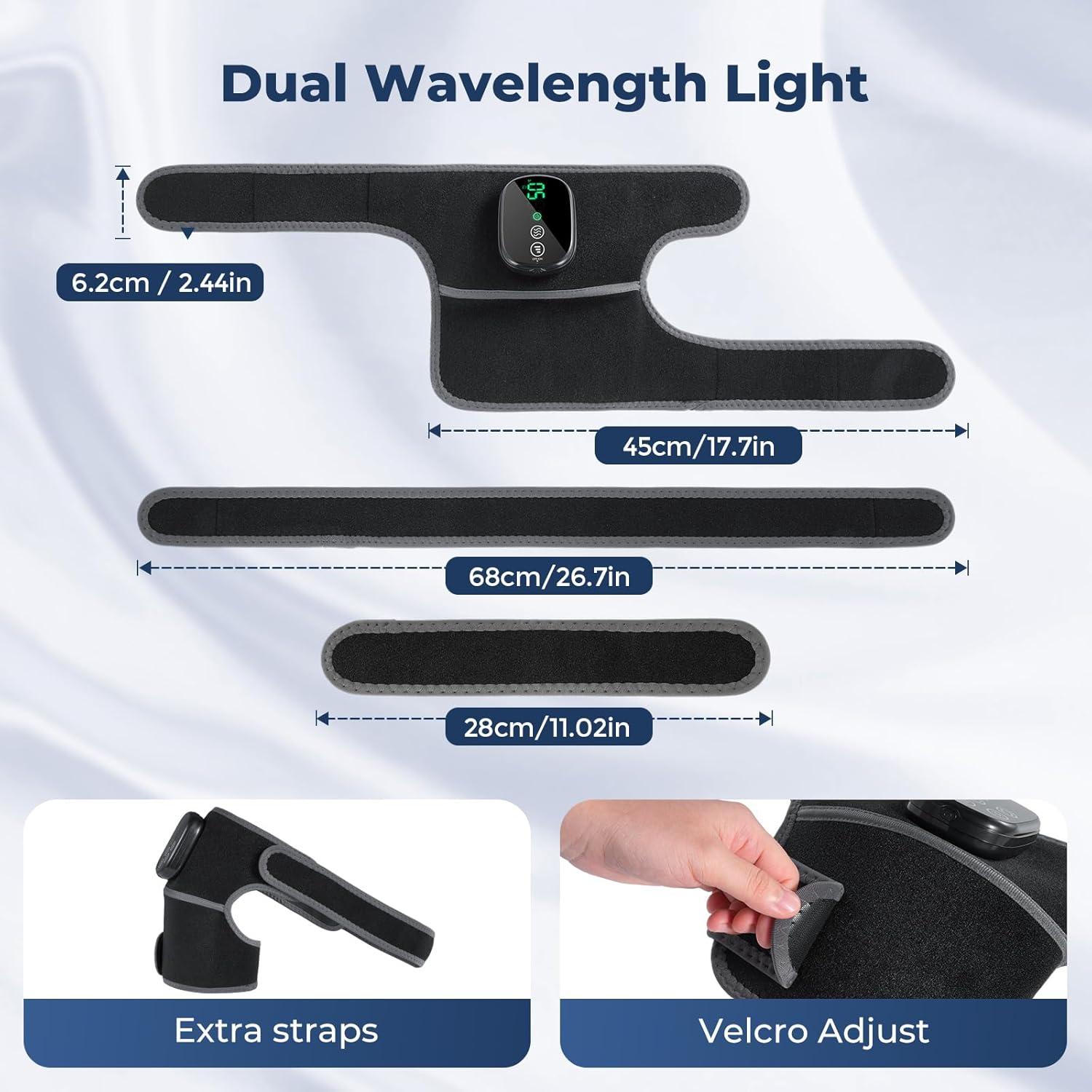 Masajeador de Rodilla Calentado HOMRELEXA 3 en 1 Inalámbrico