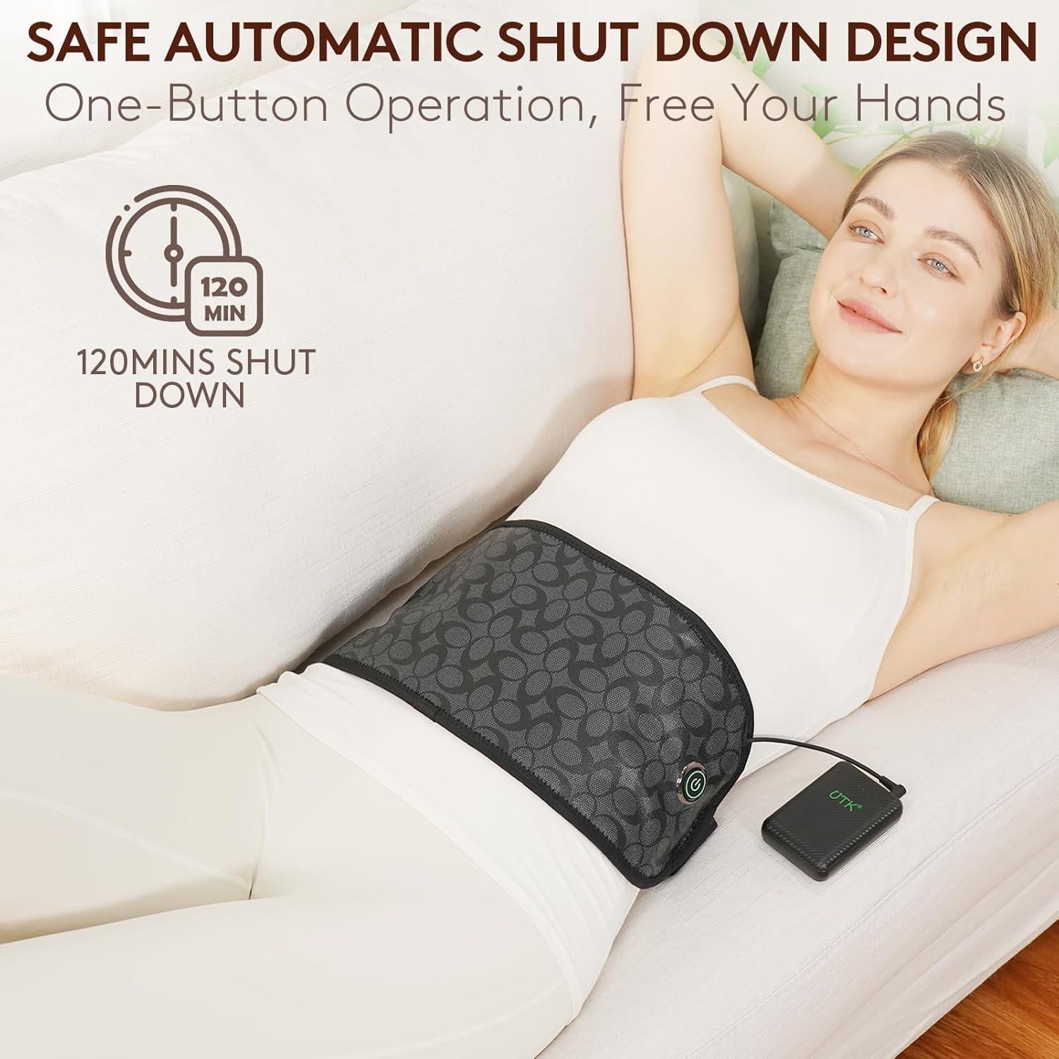 Cinturón Térmico Inalámbrico UTK para Alivio de Dolor - 3 Calores