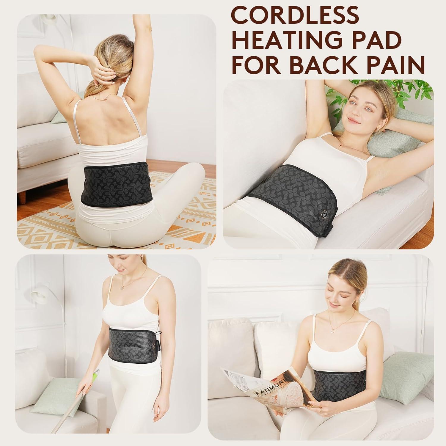 Cinturón Térmico Inalámbrico UTK para Alivio de Dolor - 3 Calores