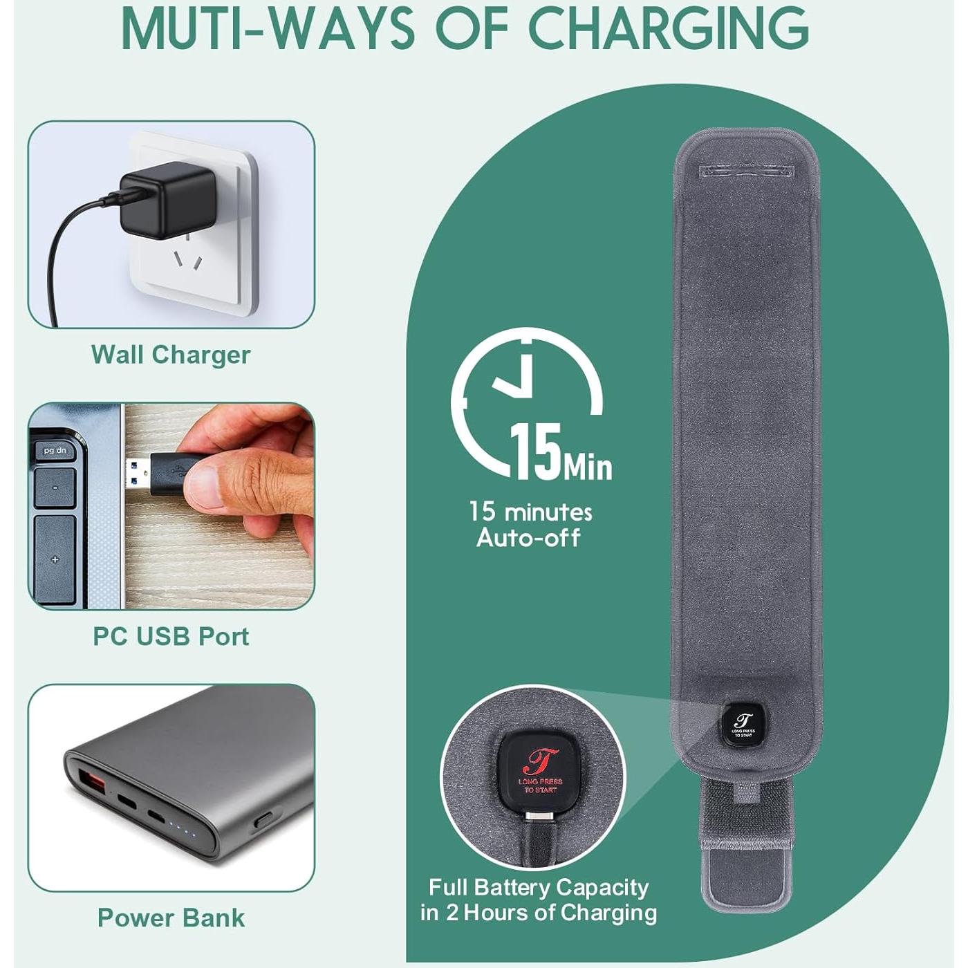 Funda Calentadora de Muñeca Telepepe 3000mAh 3 Niveles