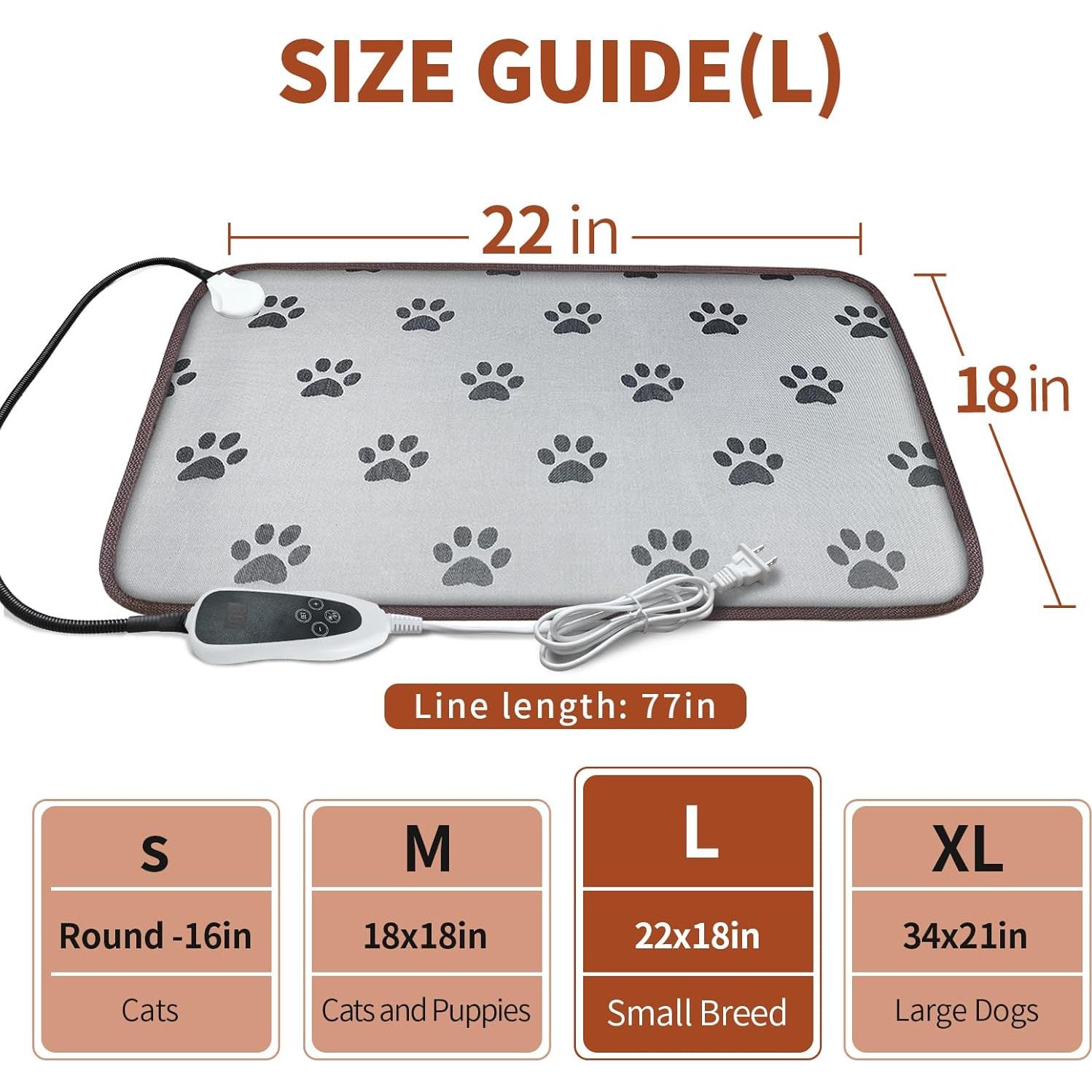 Almohadilla Térmica para Mascotas GOLOPET 55x46 cm Ajustable