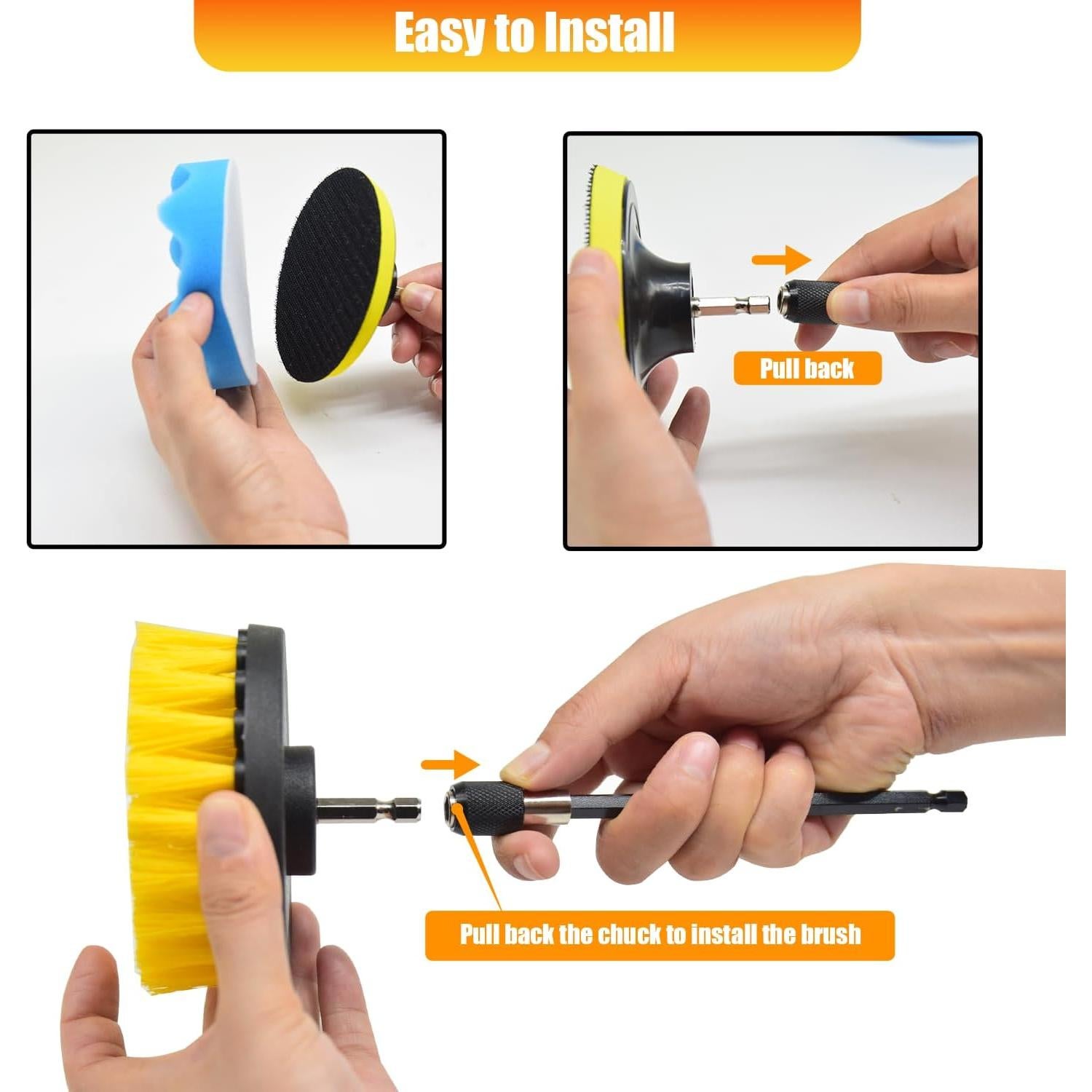 Juego de 30 Piezas Accesorios Limpieza Taladro Chicarry