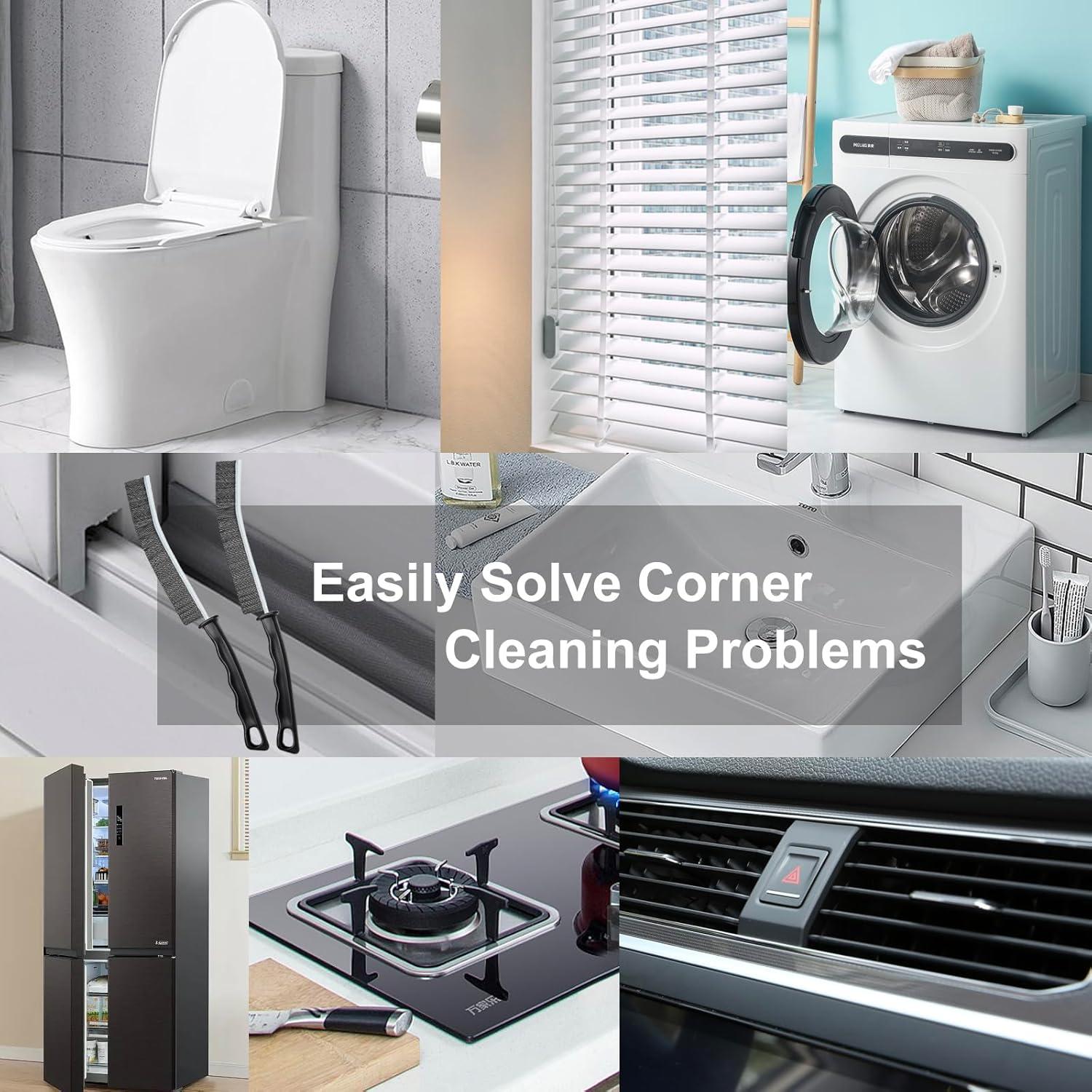 Cepillo de Limpieza de Ranuras BANSTLE 3pcs Fibras Duras