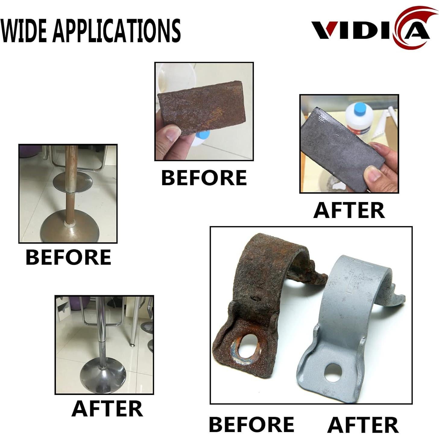 Juego de Cepillos de Alambre 9 Pcs VIDICA para Taladro