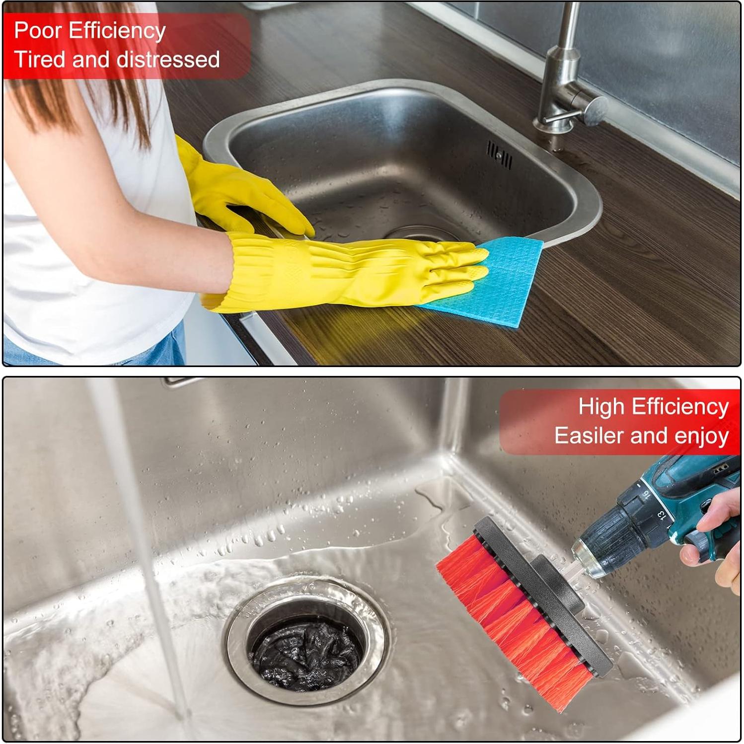 Juego de cepillos de limpieza para taladro Remerry 6 piezas