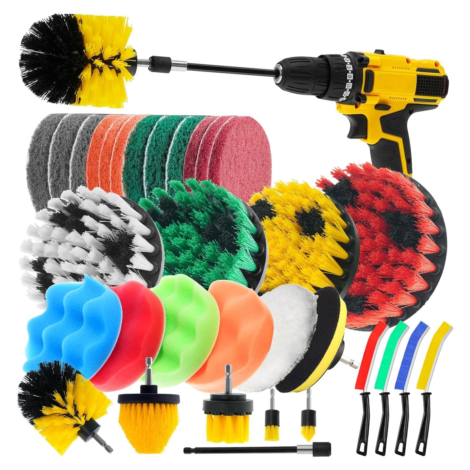 Paquete de 32 Accesorios de Cepillo TOWBRUS para Taladro