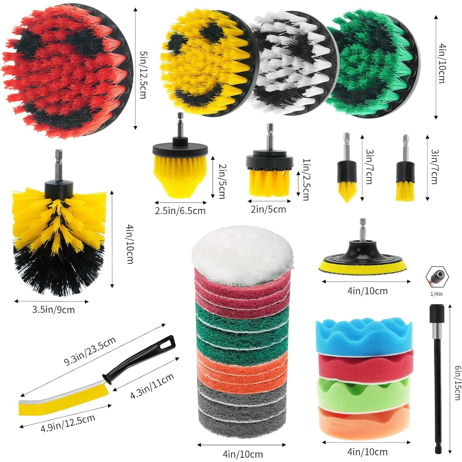 Paquete de 32 Accesorios de Cepillo TOWBRUS para Taladro