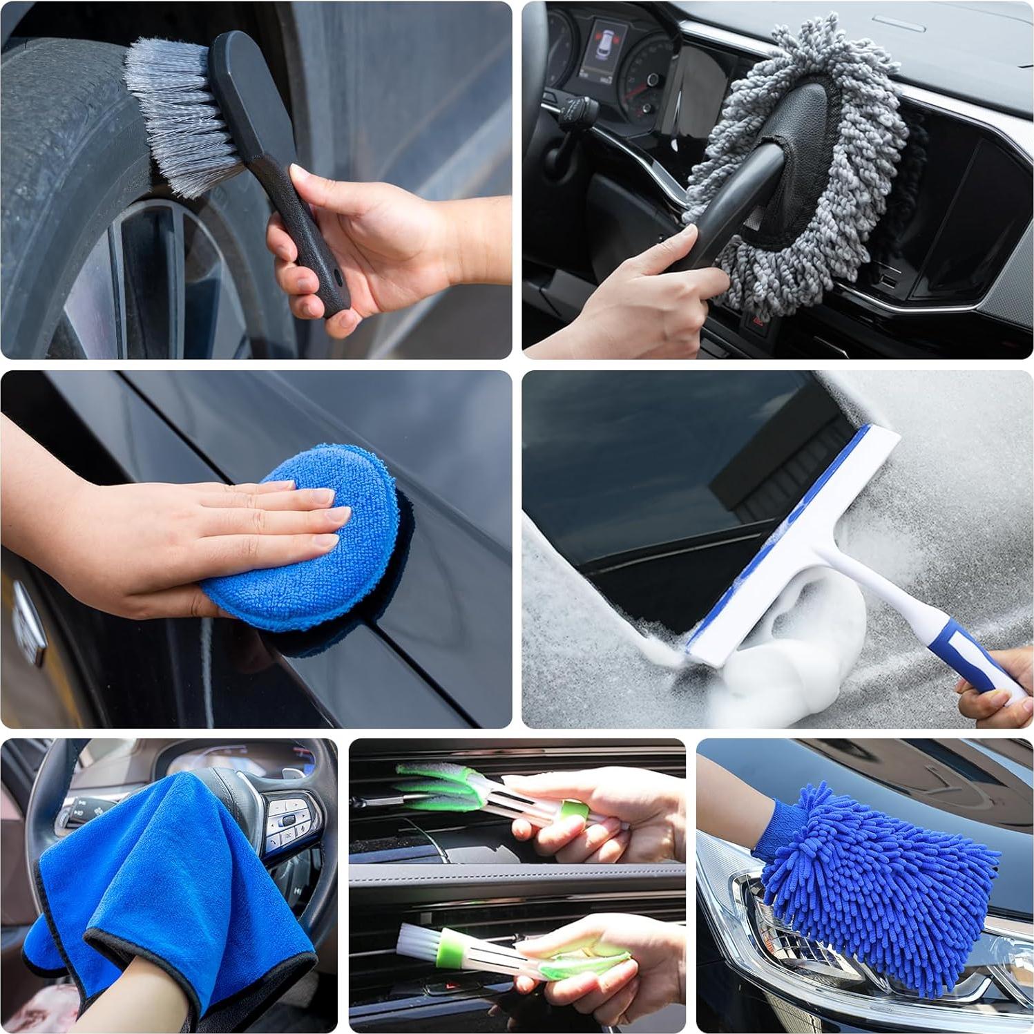 Kit de Detalle de Automóviles 27 Piezas AUTODECO Azul