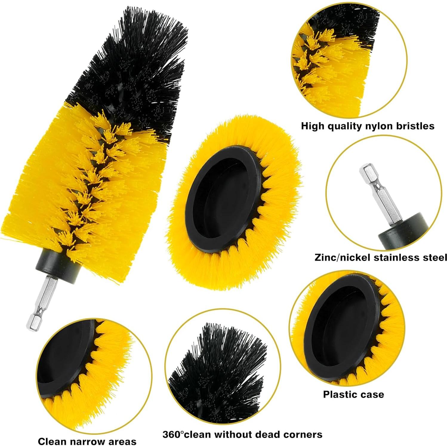 Juego de 8 Accesorios de Cepillo ETOUPA para Taladro