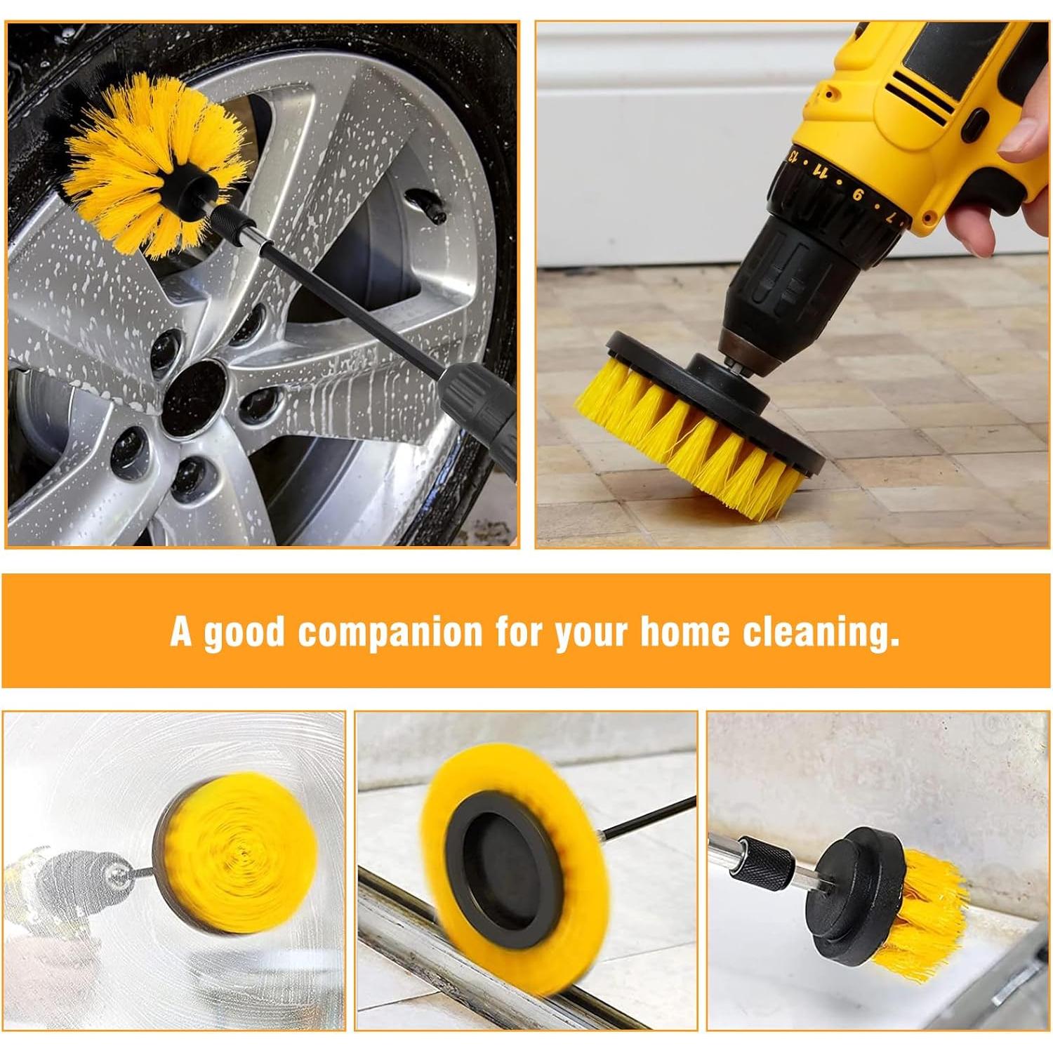 Juego de 8 Accesorios de Cepillo ETOUPA para Taladro