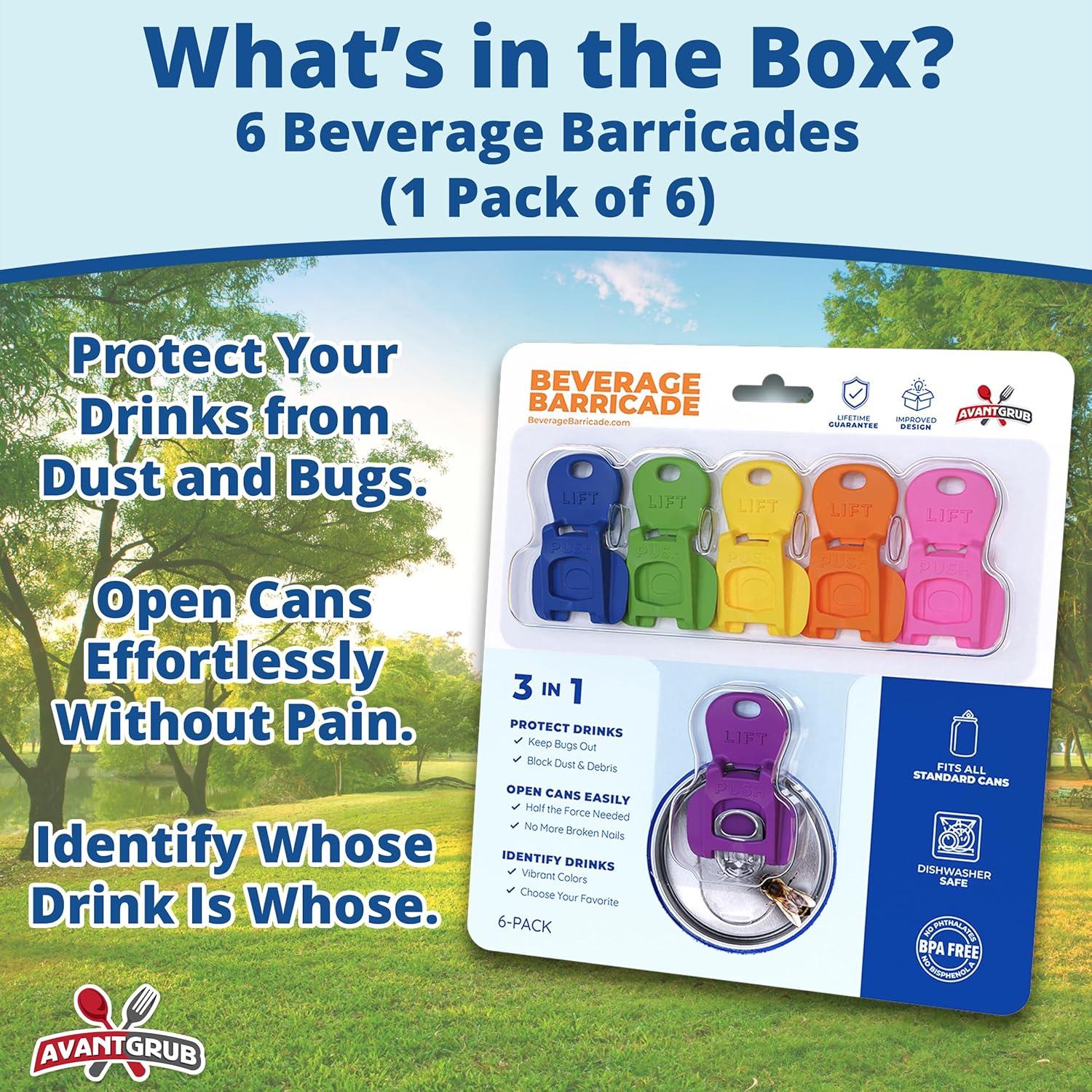 Cubiertas de Latas 6PK Avant Grub Arcoíris Protectoras