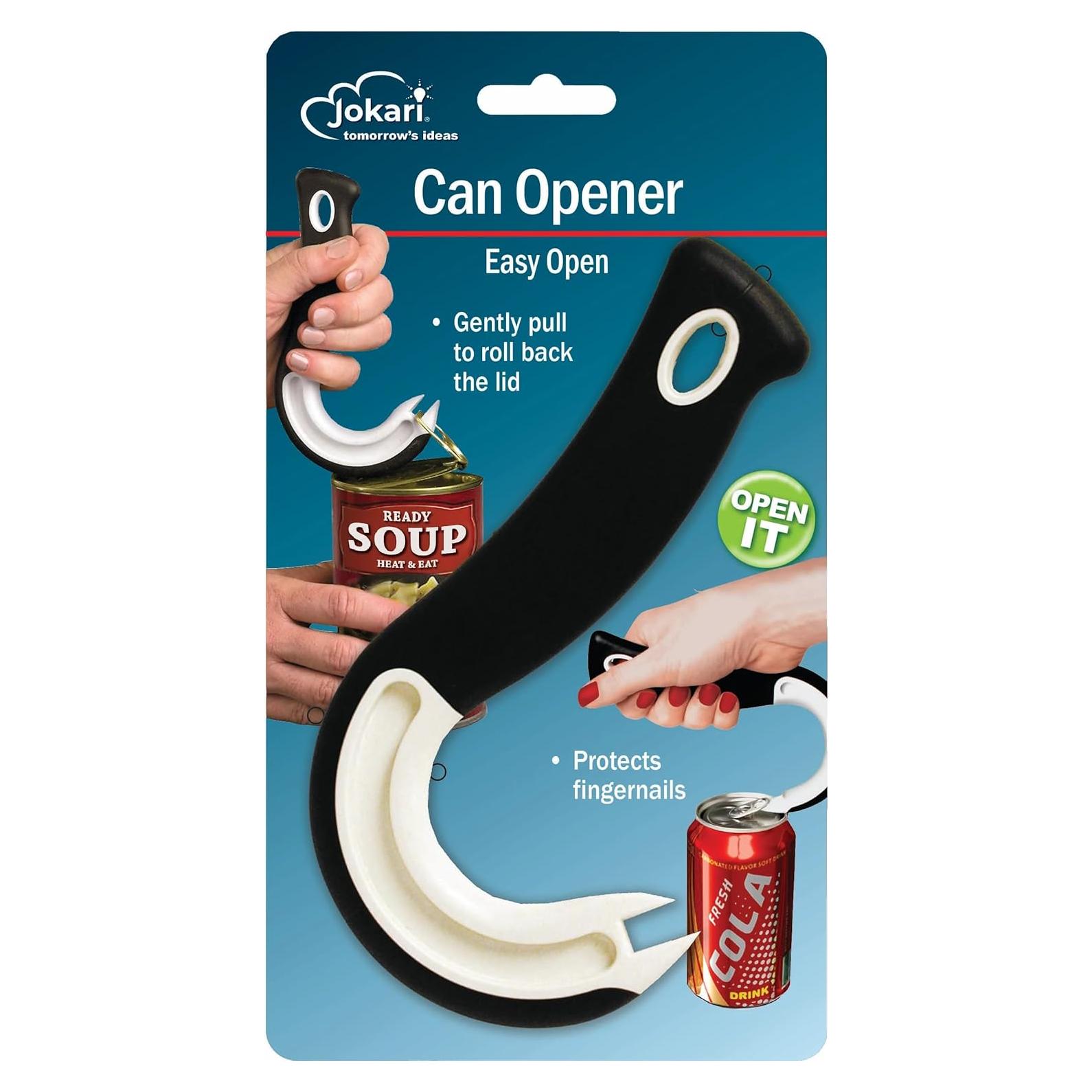 Abridor de Latas Jokari Easy Open Negro 1 Paquete