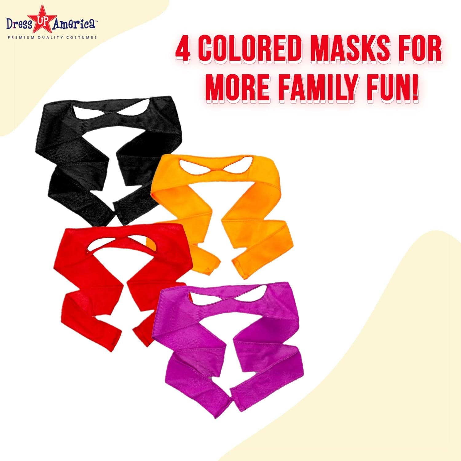 Conjunto Ninja Vestuario de América 11 Accesorios para Niños