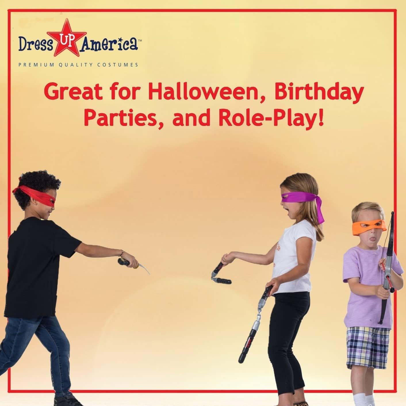 Conjunto Ninja Vestuario de América 11 Accesorios para Niños