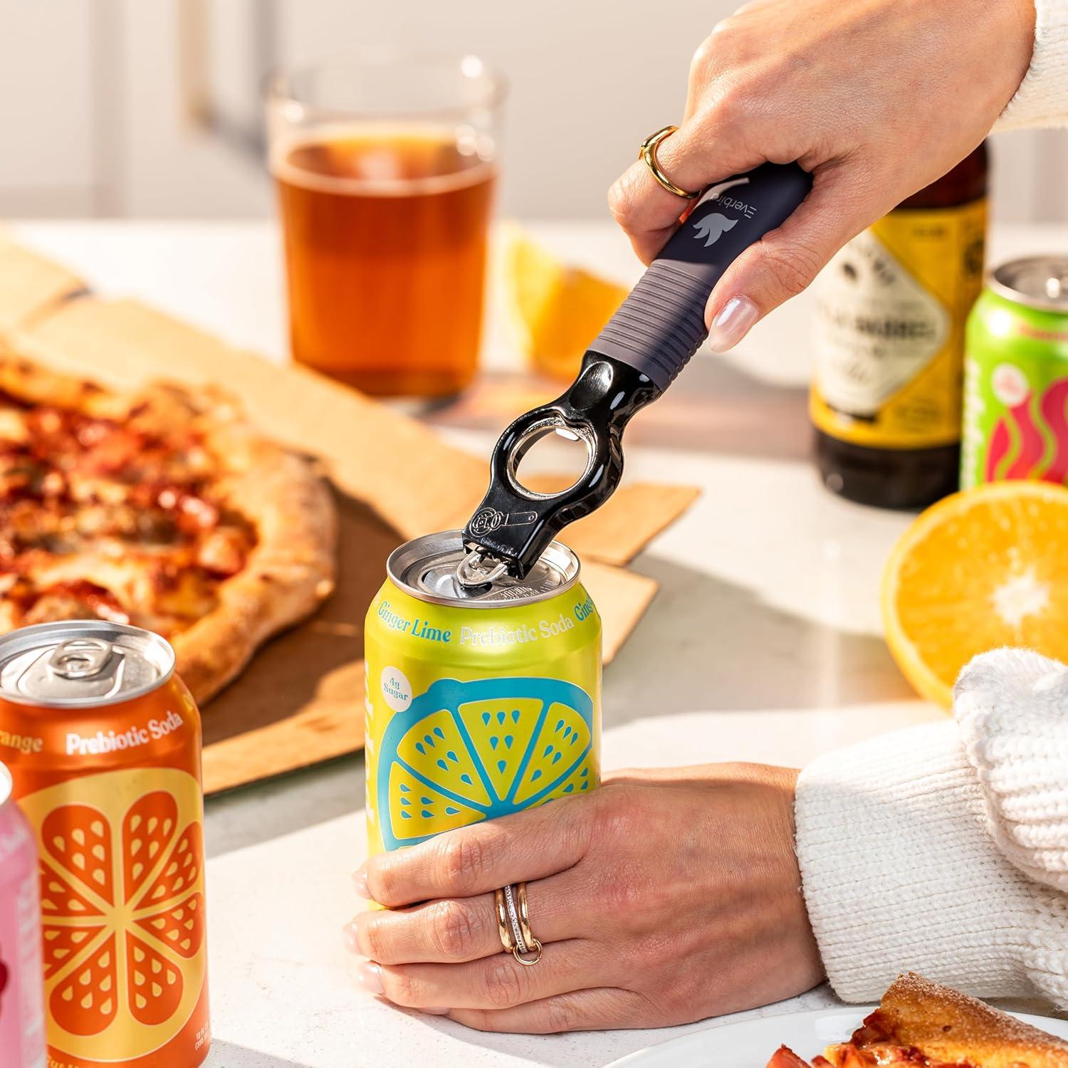 Paquete de 2 Abridores de Latas y Botellas Everbird Azul