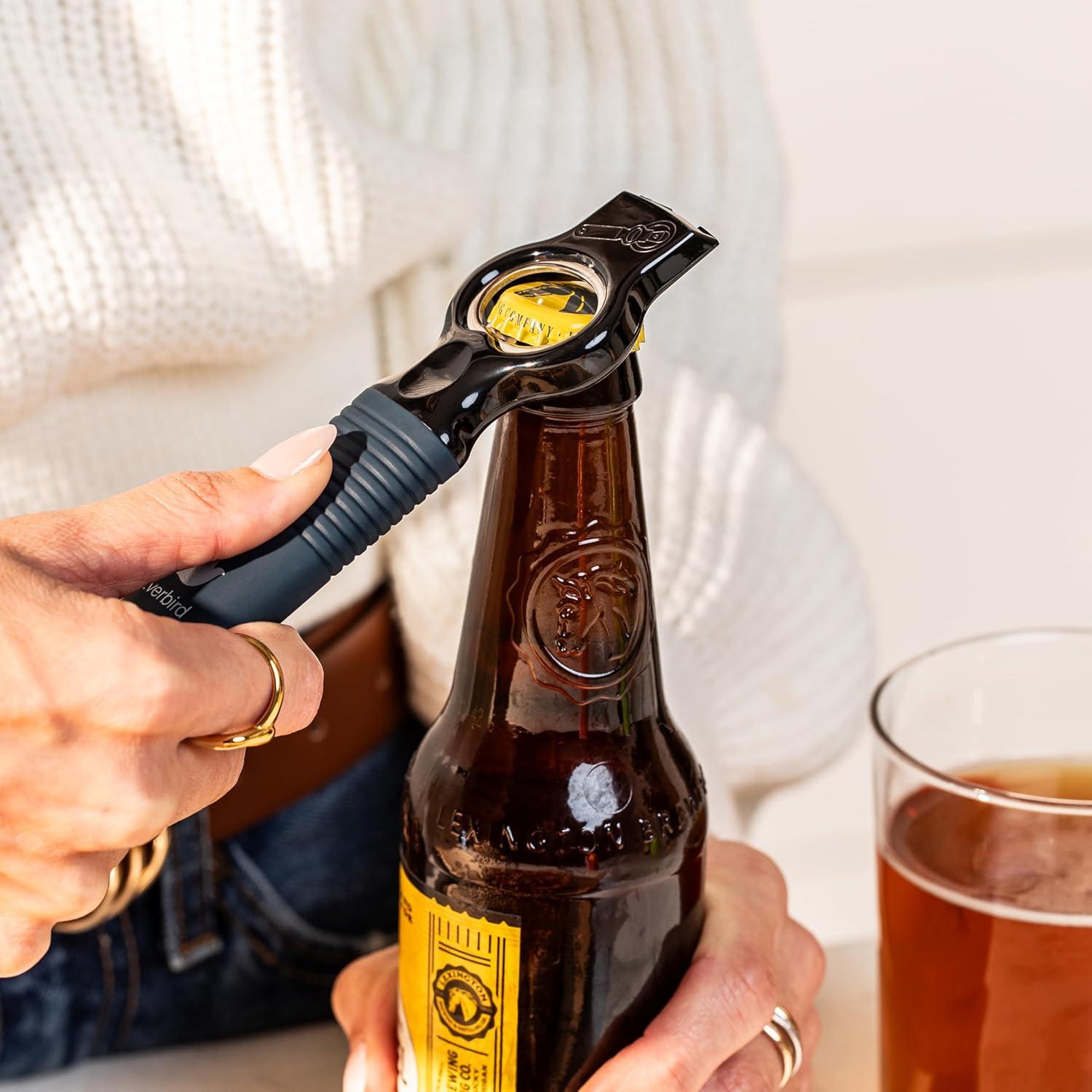 Paquete de 2 Abridores de Latas y Botellas Everbird Azul