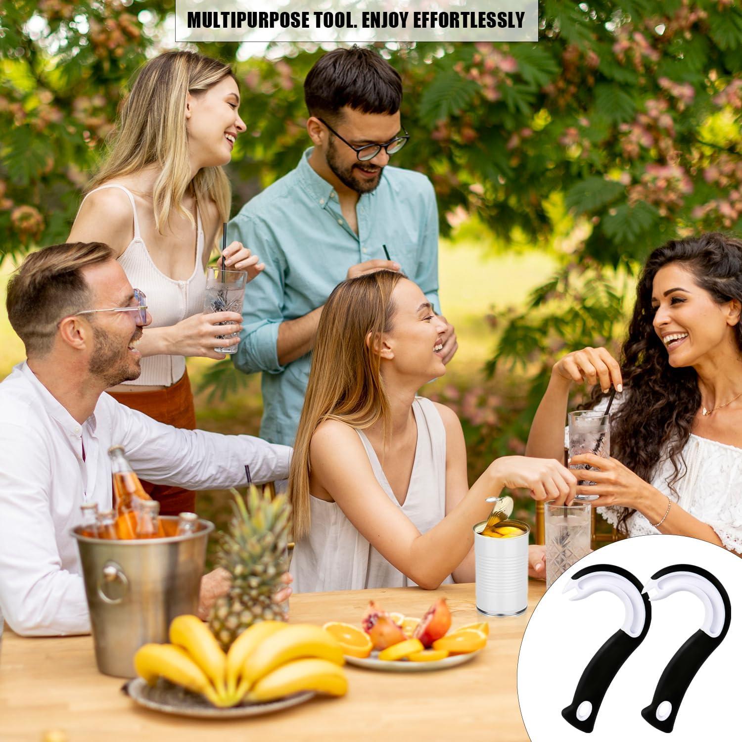 2 Piezas Abre Latas Manual PEUTIER con Agarre Antideslizante