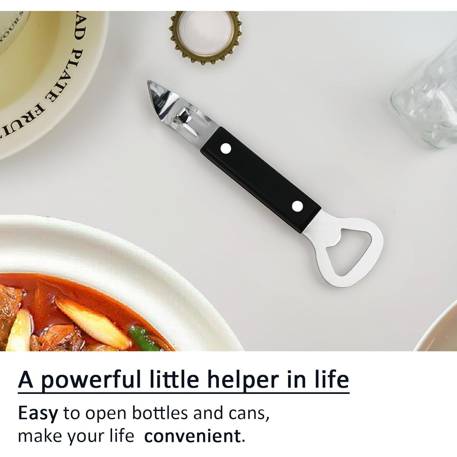 Abridor de Latas y Botellas KTOJOY 2 en 1 Acero Inoxidable
