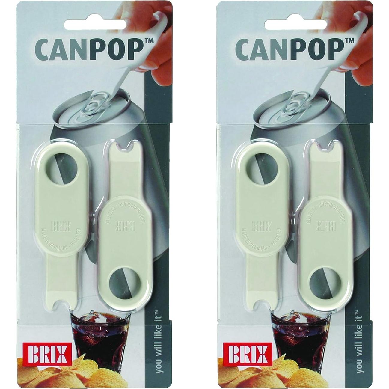 Set de 4 Abrebotellas de Latas Brix CanPop - Fácil Uso