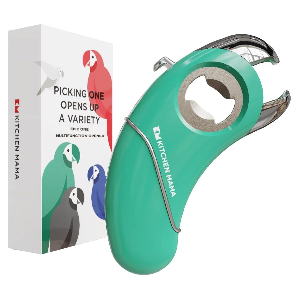 Abrebotellas Multifuncional Kitchen Mama Epic One Teal