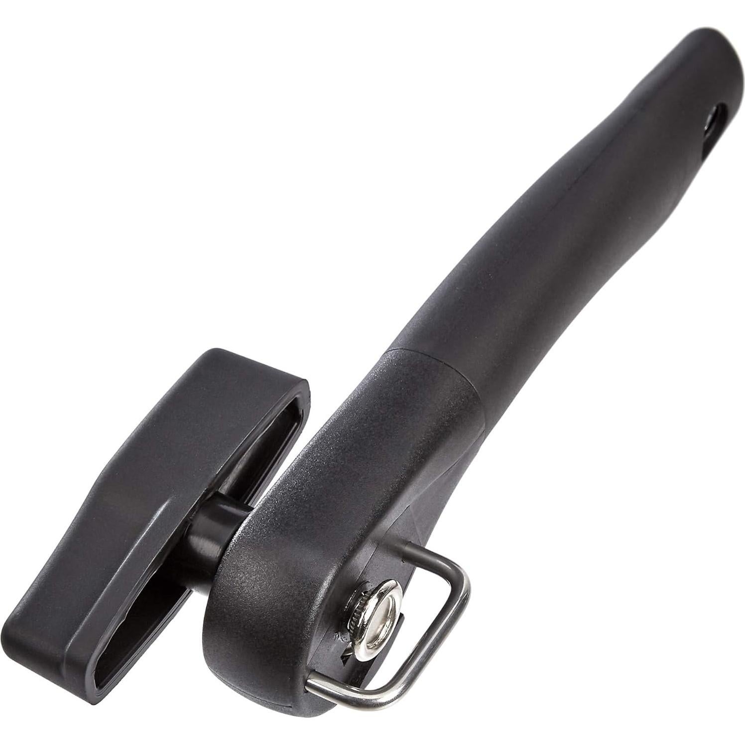 Abrelatas Manual Amazon Basics Grande Acero Inoxidable Negro