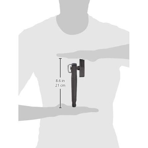 Abrelatas Manual Amazon Basics Grande Acero Inoxidable Negro