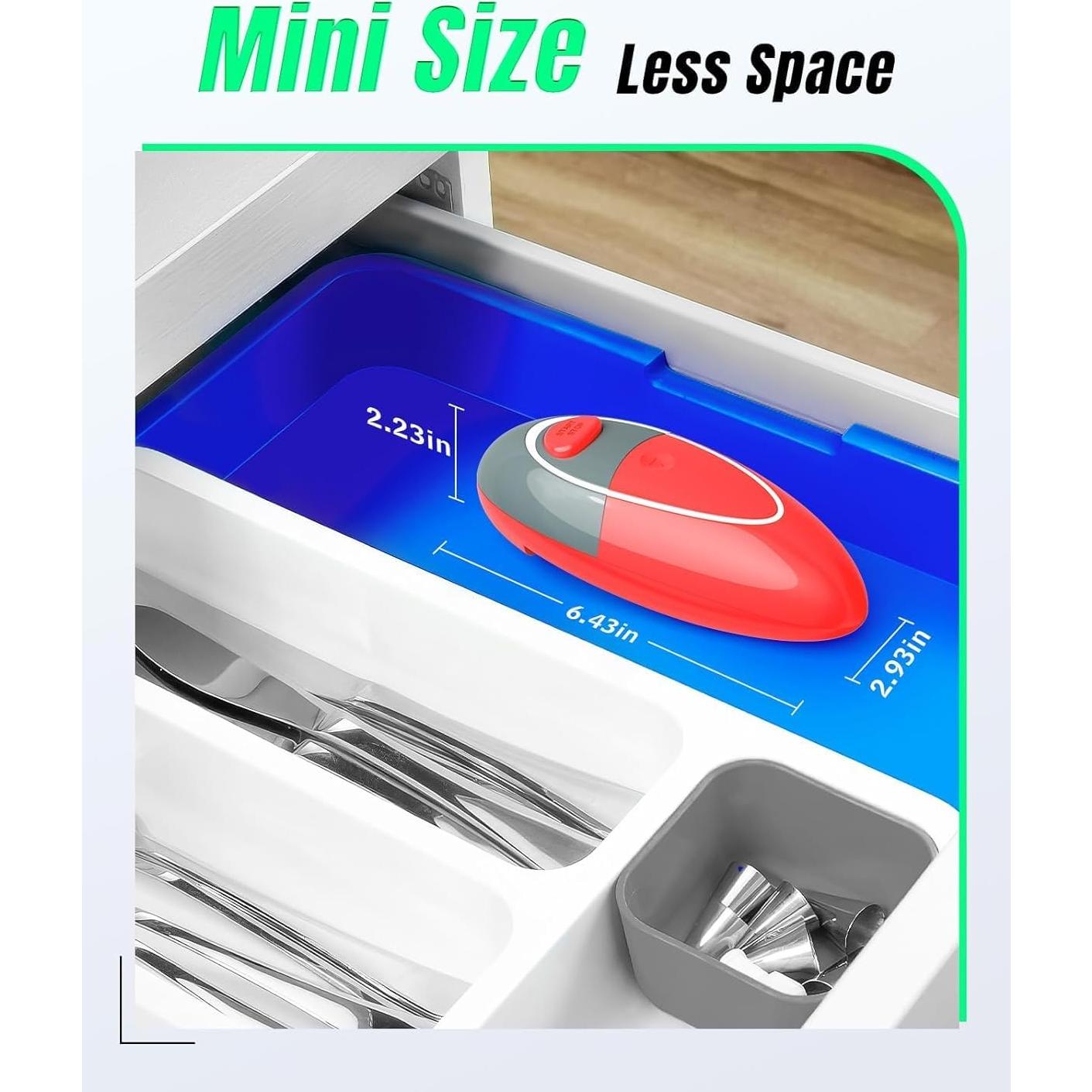 Abrebotellas Eléctrico Humutan KC09 Automático Rojo Gris