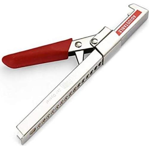 Abrebotellas Swing-A-Way 19 cm Acero Inoxidable Rojo