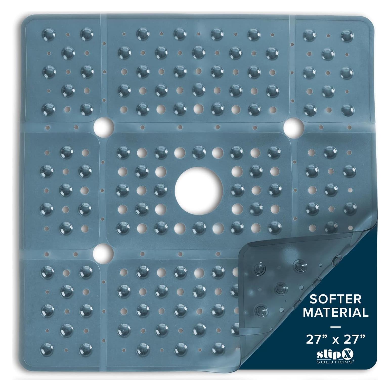Alfombrilla de Ducha Antideslizante SlipX 68,58 cm Azul