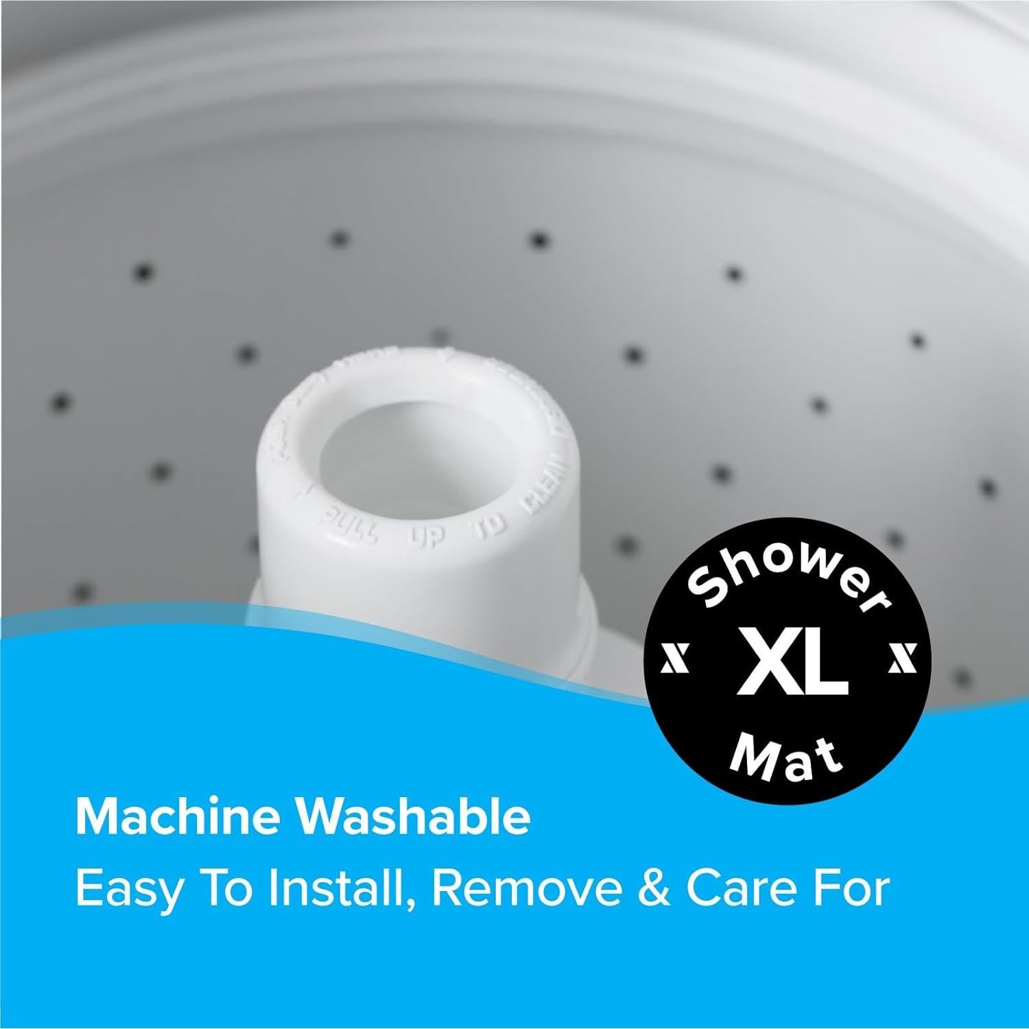 Alfombrilla de Ducha Antideslizante SlipX 68,58 cm Azul