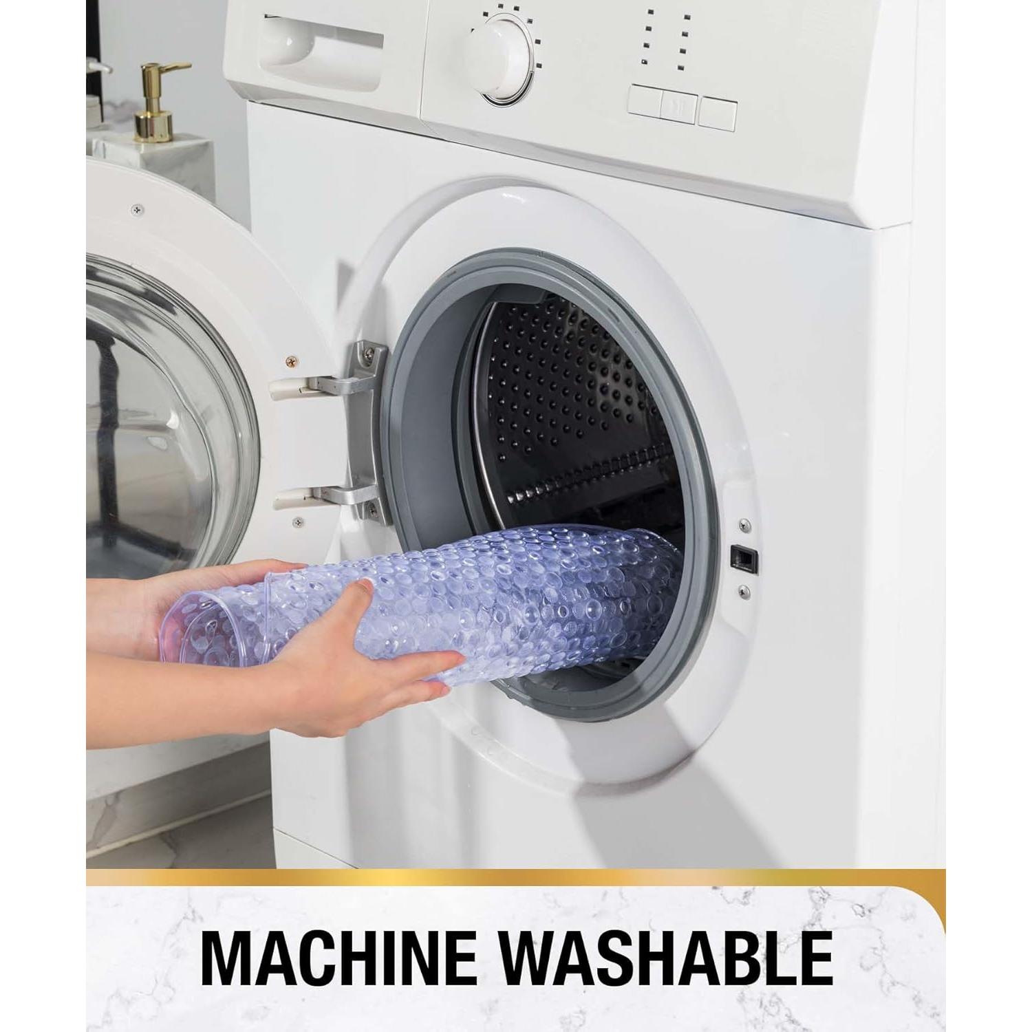 HITSLAM Alfombrilla Antideslizante Ovalada 68,5x38 cm Transparente