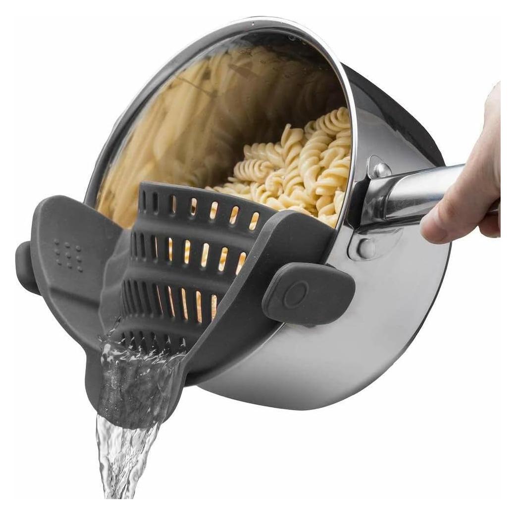 Colador de Silicona Clip On Emptycolor para Olla y Sartén