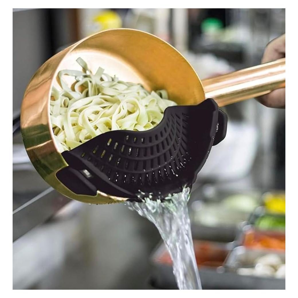 Colador de Silicona Clip On Genérico para Ollas y Sartenes