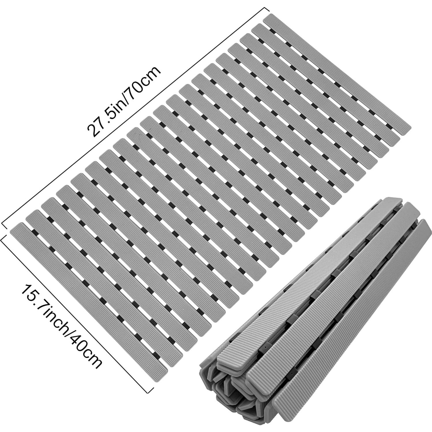 Alfombrilla Antideslizante para Ducha MBOSS 69.85x39.88cm Gris