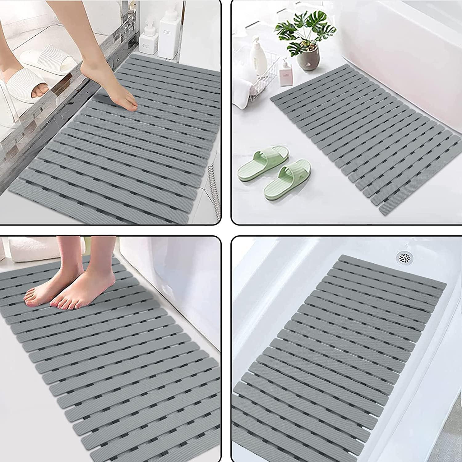 Alfombrilla Antideslizante para Ducha MBOSS 69.85x39.88cm Gris