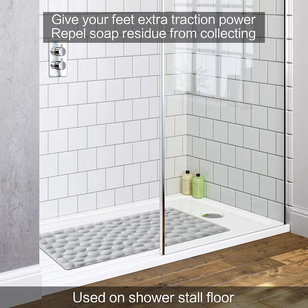 Alfombrilla Antideslizante OTHWAY para Baño 80x40 cm Gris