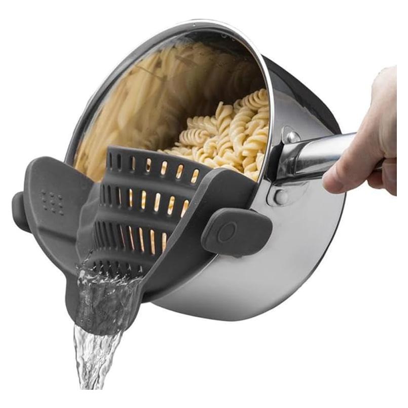 Colador de Silicona BINGOX con Clip - Resistente al Calor 150g