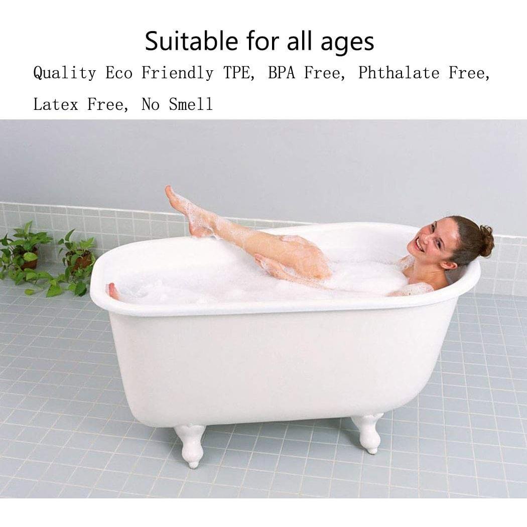 Alfombrilla de baño antideslizante Mantto 76x43 cm azul