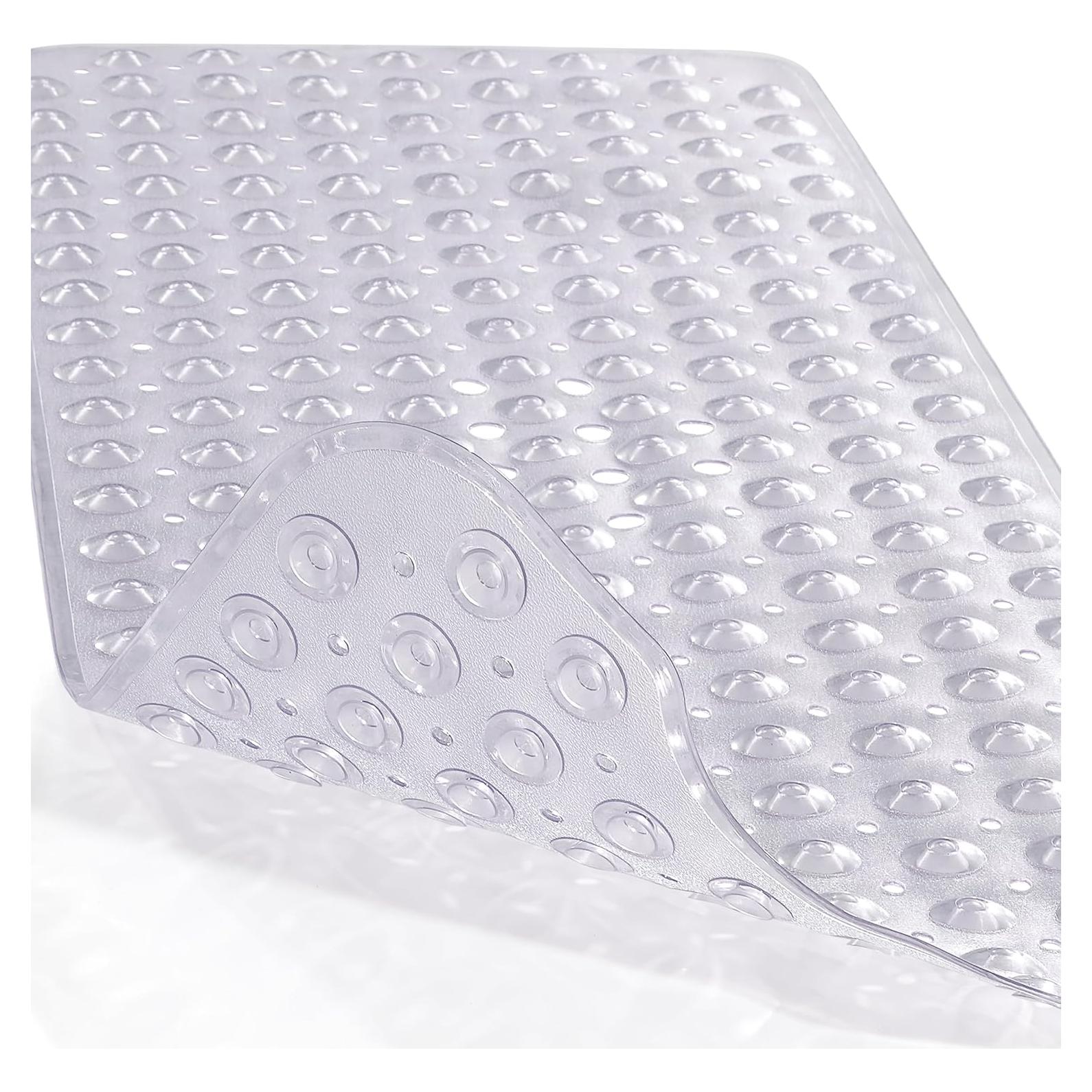 Alfombrilla de Ducha Antideslizante Yimobra 101,6 x 40,6 cm Gris