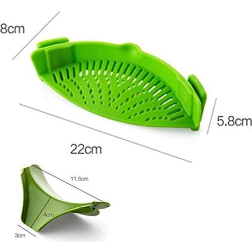 Colador de Silicona Clip-on XINYIYUAN 2 Piezas Universal