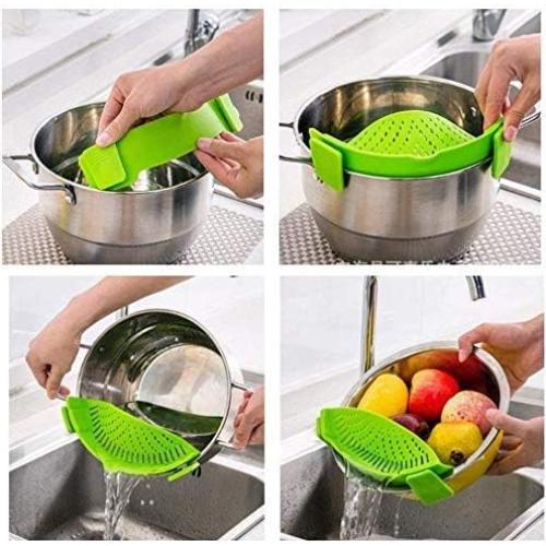 Colador de Silicona Clip-on XINYIYUAN 2 Piezas Universal