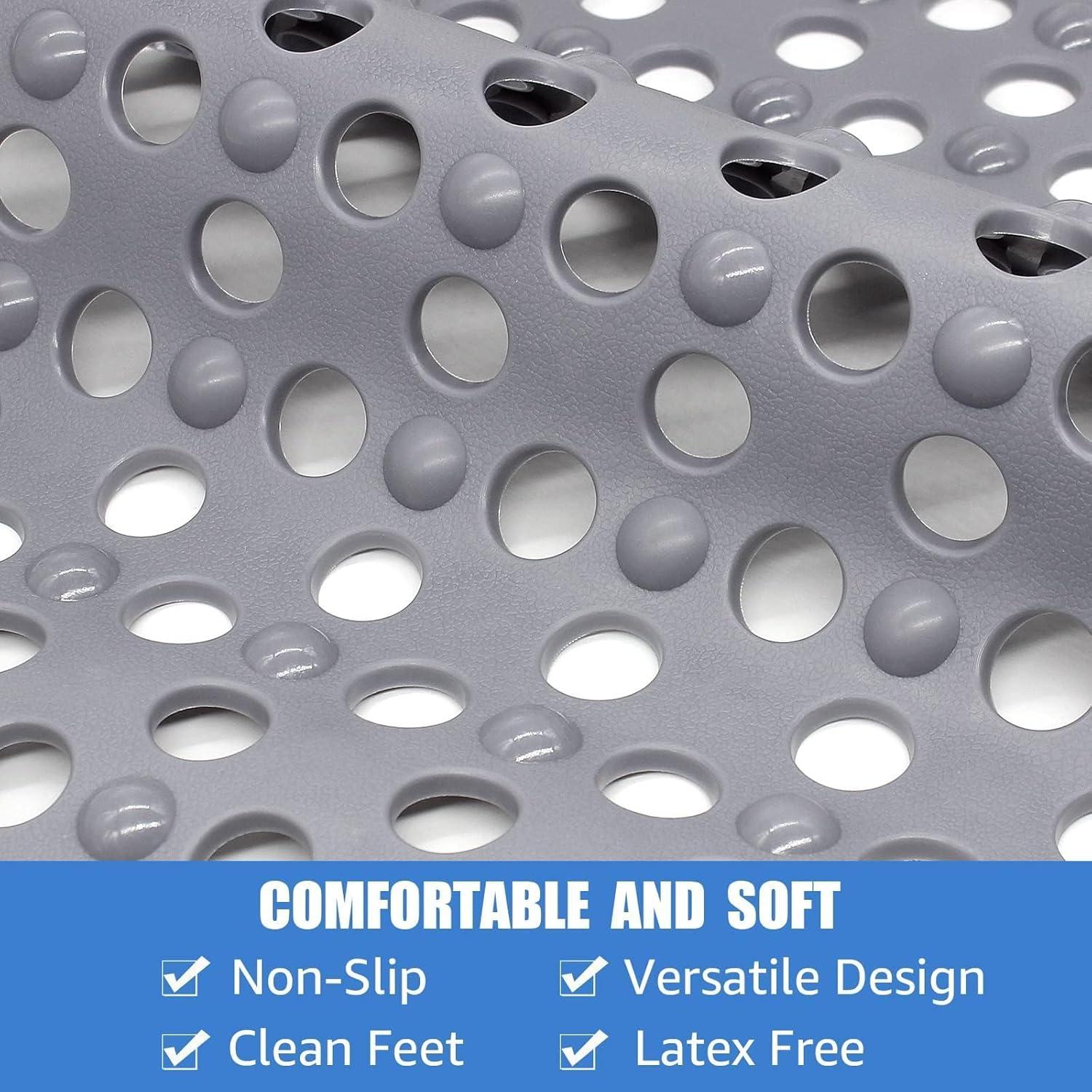 Alfombrilla de Ducha Antideslizante EOOXEKFX 46x79 cm