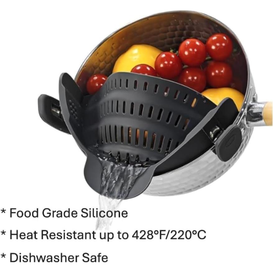 Juego de coladores de pasta y embudo LYCIAN WAY 3 piezas