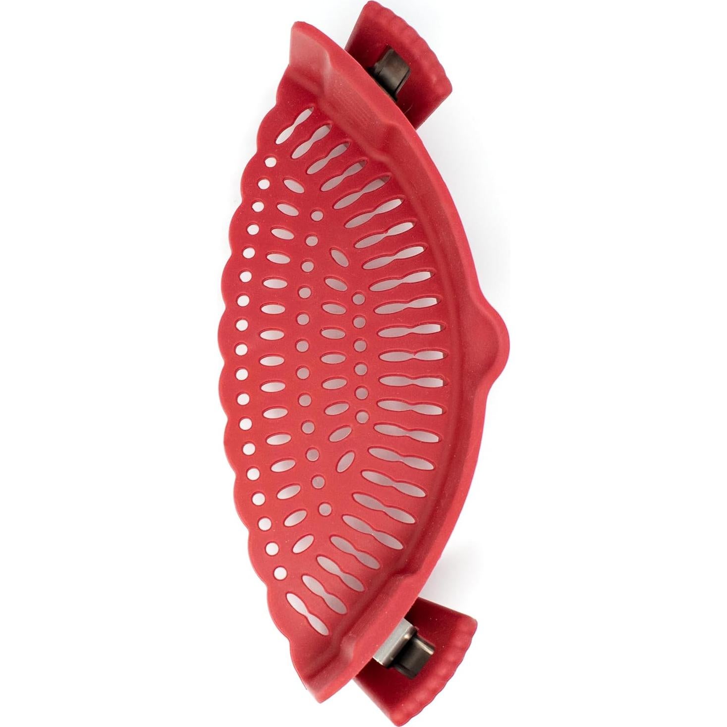 Colador de Silicona Norpro 23.5 cm Rojo Práctico