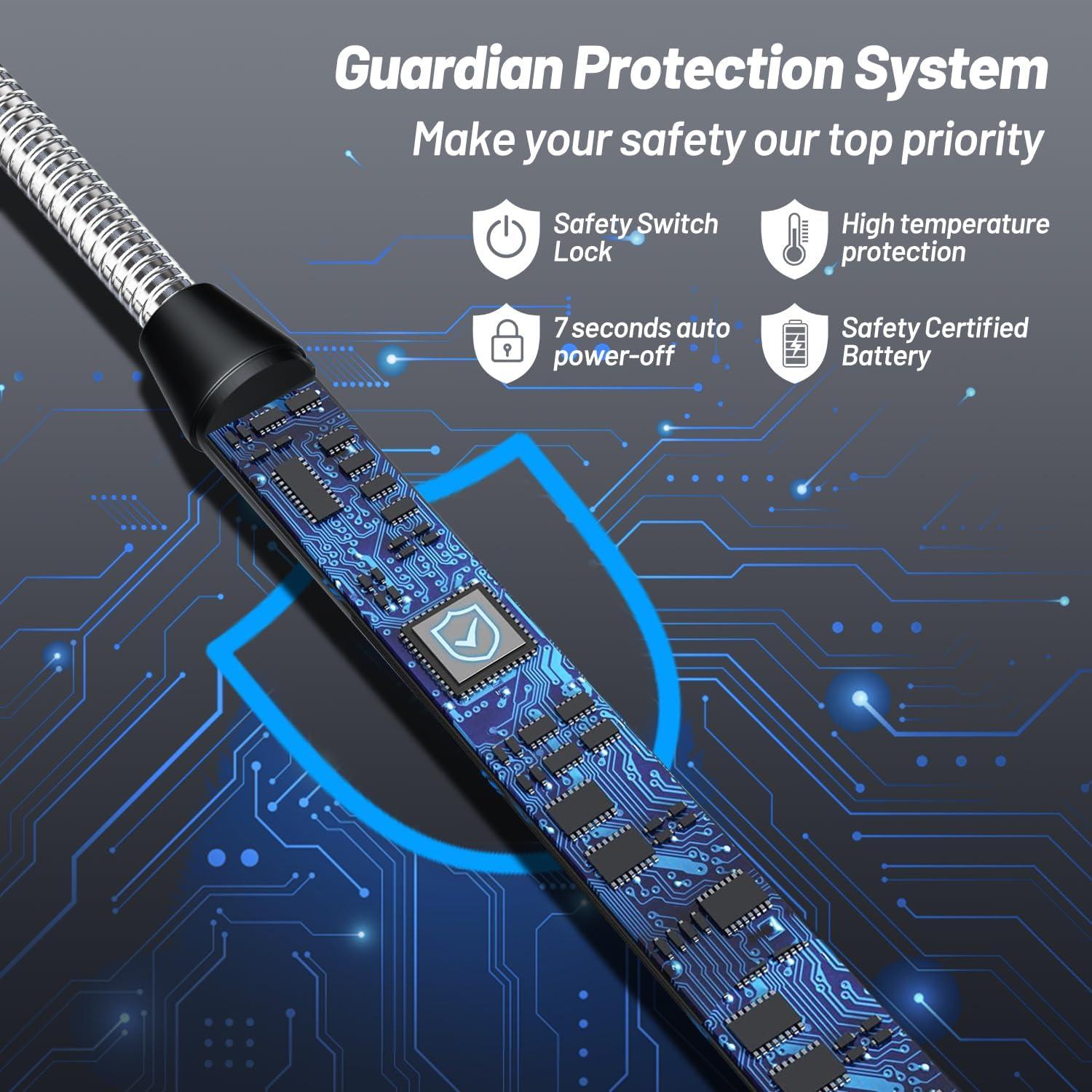 Encendedor Eléctrico AJIJING Oro Rosa Recargable USB Tipo-C