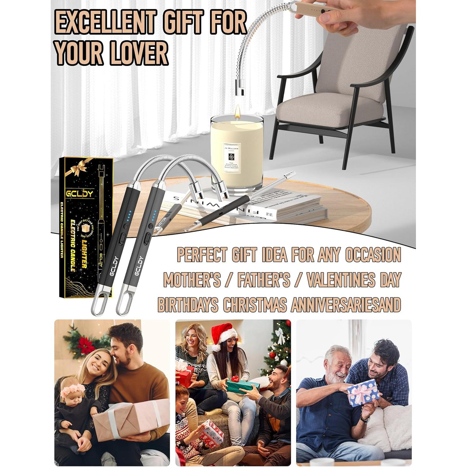 Encendedor Eléctrico Gcldy G12 Recargable USB a Prueba de Viento