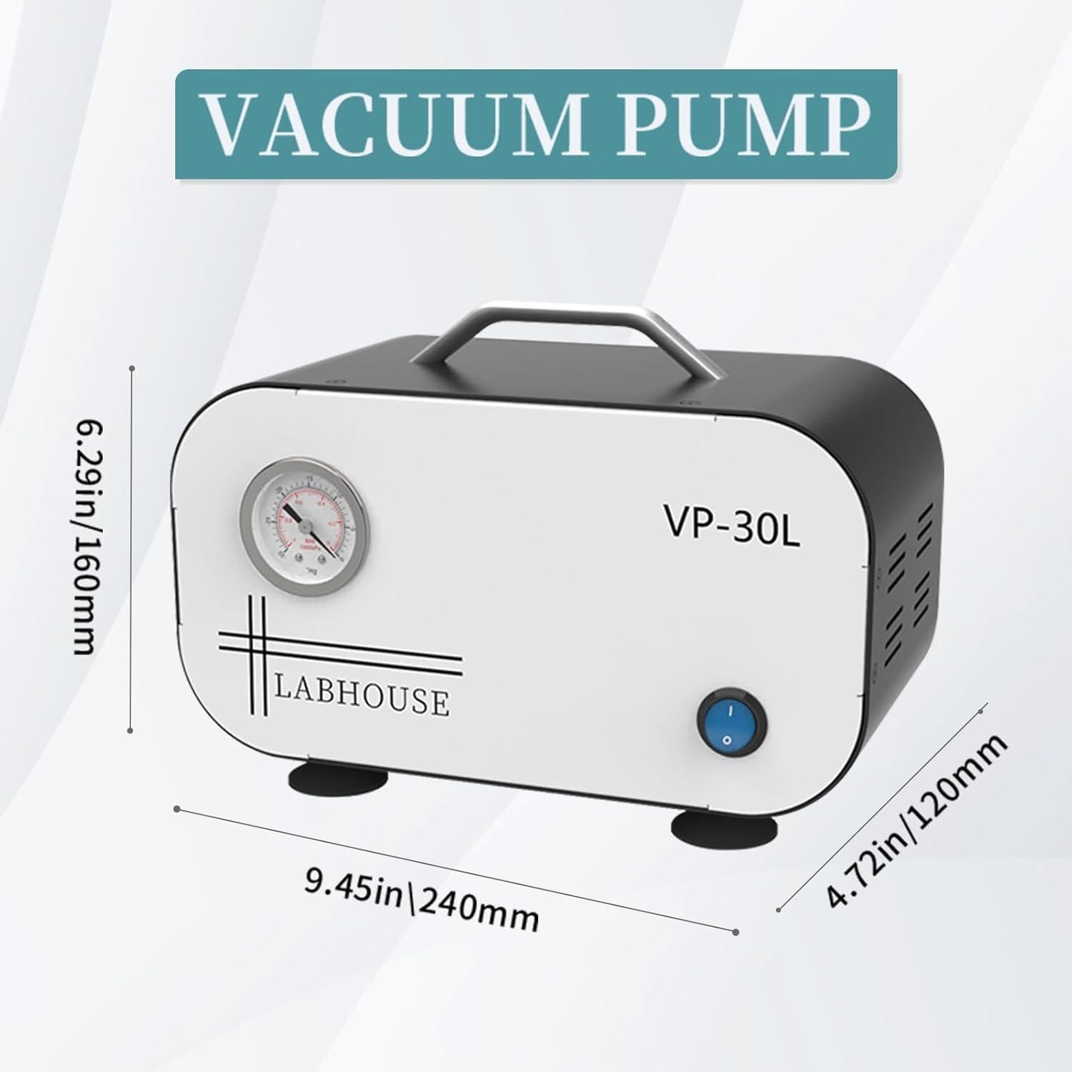 Bomba de Vacío LABHOUSE VP-30L 30L/min Sin Aceite