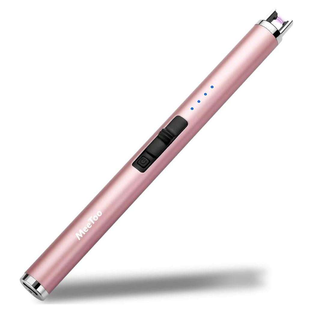 Encendedor Eléctrico MeeToo USB Recargable Oro Rosa