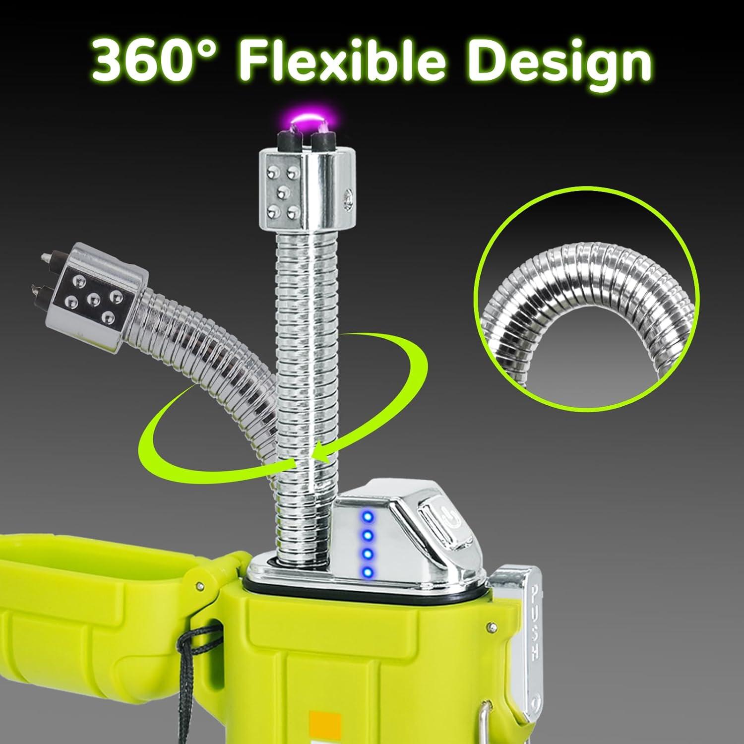 Encendedor Eléctrico Laffizz USB Recargable Impermeable 5,08cm