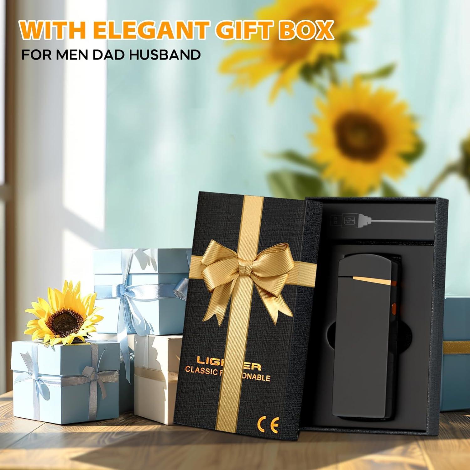 Encendedor Eléctrico Recargable Coquimbo Doble Arco Negro